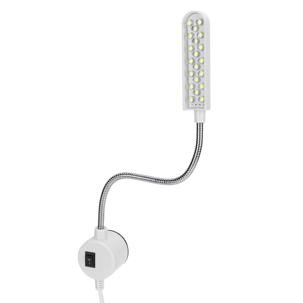 Sy LED symaskine 20 lys energibesparende lampe svanehals arbejdslampe EU AC 110‑250V