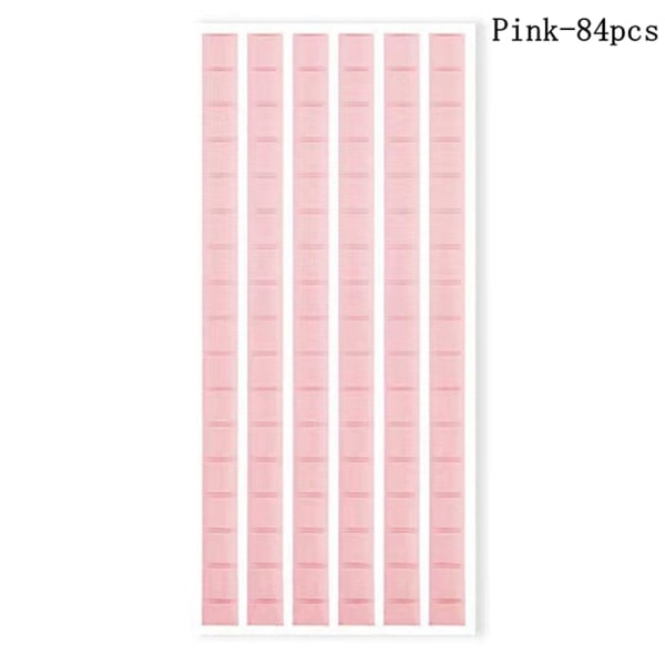 Negleholder Klæbende Ikke-giftig Plastilin Ler Fix Lim Pink 84PCS