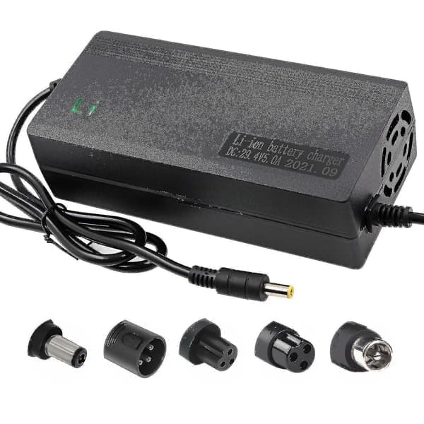 29.4V Li-ion batteri multifunksjonell lader 5A med kjølevifte -XF8-