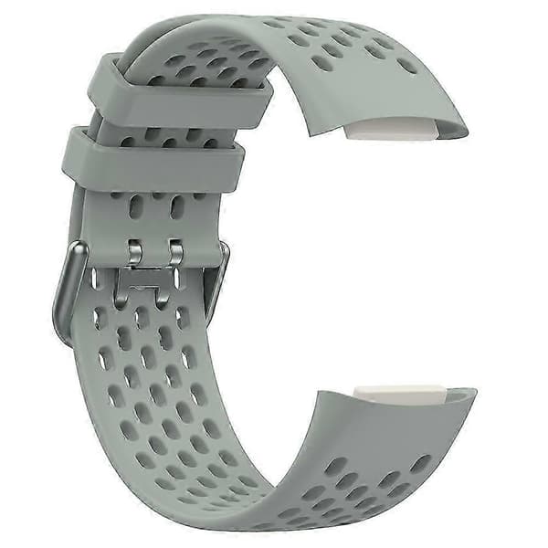 Udskiftningsarmbånd til Fitbit Charge 6/Charge 5, åndbar silikone rem til smartwatch Style D Multicolor