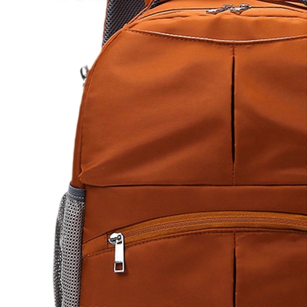 Baby Pusletaske med Sidelommer Vandtæt Tør og Våd Adskillelse Tote Grå Orange 30cmcx18cmx39cm