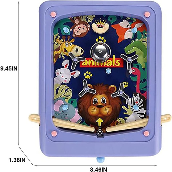 Pinball Toy,acsergery 1 sett pedagogisk spill for barn Pocket Pinball Machine Mini Puzzle
