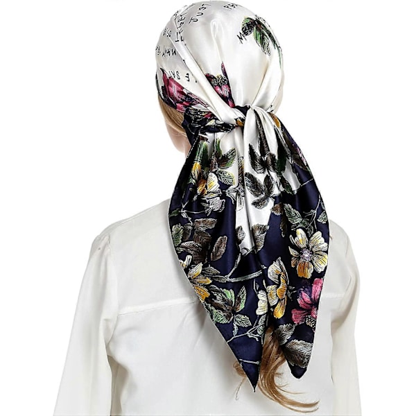 Hovedetørklæde Ligesom Silke Satin Hår Olaof Tørklæde til Kvinder Sovende Kvadratisk Designer Bandana Olaof Tørklæde Style 5