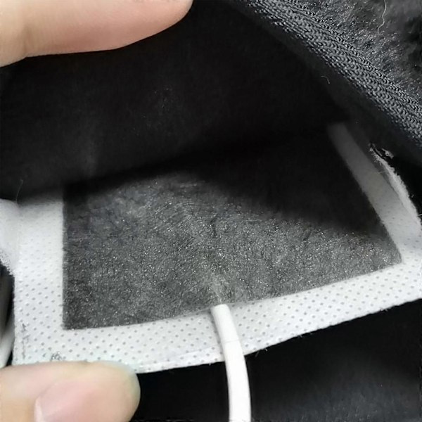 Uppvärmd Musmatta Handvärmare USB Uppvärmd Gaming Musmatta Gåva för Män Kvinnor Black