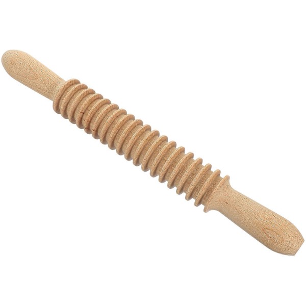 Spaghetti Pasta Kutter Noodle Lattice Roller Deigkutter Rullepinne i Tre