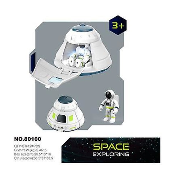 Puzzle Space Model Shuttle Avaruusasema Raketti Ilmailulelu Pojille Leikkiauto Lahja Return Cabin