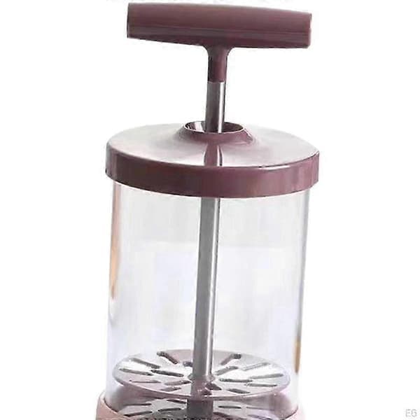 Flødeskummer Universalmixer med skridsikkert silikonegreb Håndholdt DIY Flødedispenser med rød red