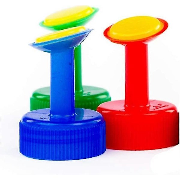 Flaskspridare 6 Delar Flasktopp Vattning Plast Spridare Anordning för 28mm Toppflaskor Vattning Frö Plantor Trädgårdsbevattning