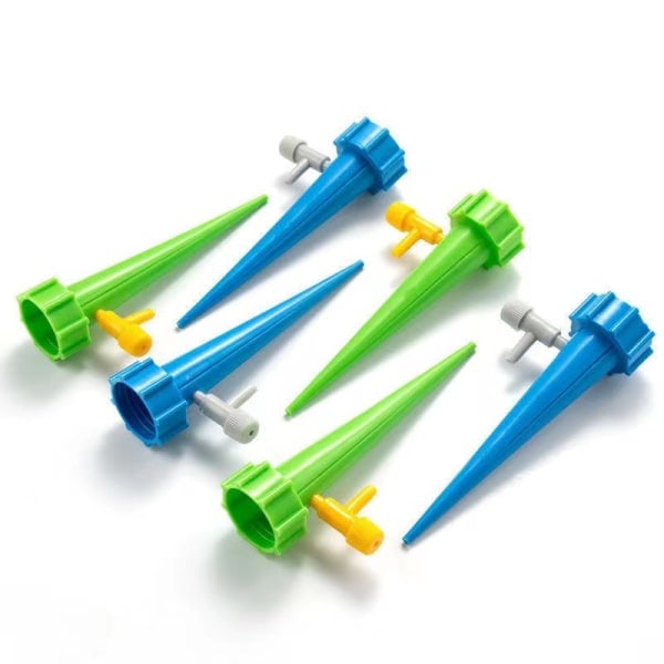 24 pakke selvvanning pigger - Automatisk plantevanner - Justerbar ventilbryter - Innendørs utendørs hagevanningssystem 24 stk 24 pcs