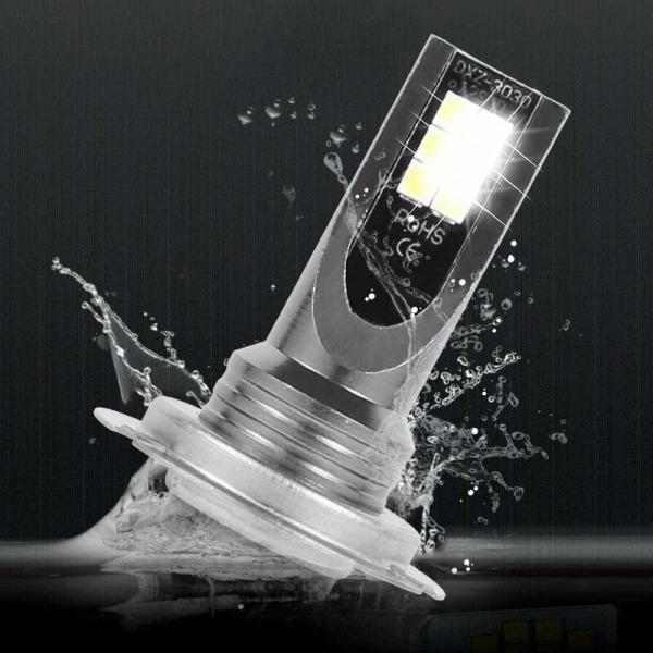 2-pak H4 LED-bilfrontlys - 110W/1200LM/IP68 Vanntett