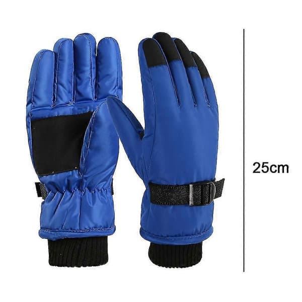 Børne Vinter Sne & Ski Handsker Koldt Vejr Ungdoms Handsker Til Ski Blue