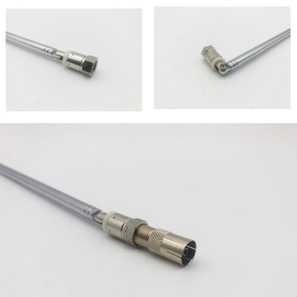 FM-radioantenne 76 cm adapter for hjemme-radio stereo UK-mottaker