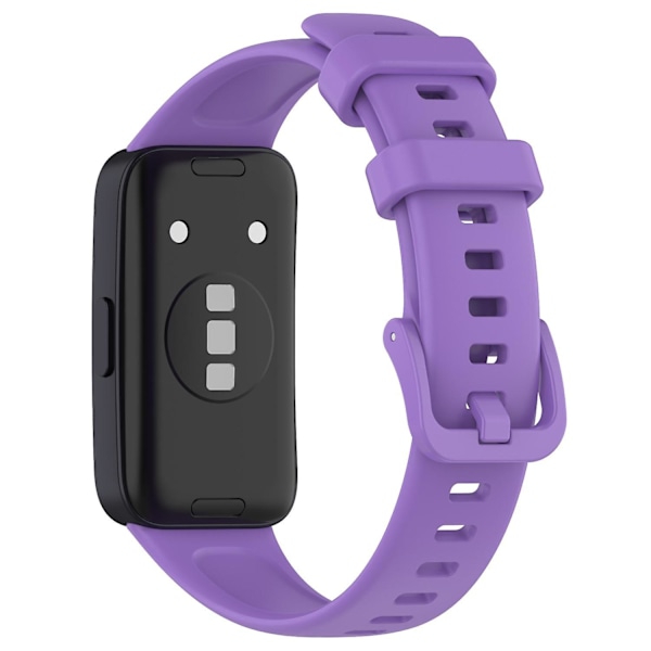 Silikonarmbånd for Huawei Band 8, vanntett sportsarmbånd Purple, Purple Huawei Band 8