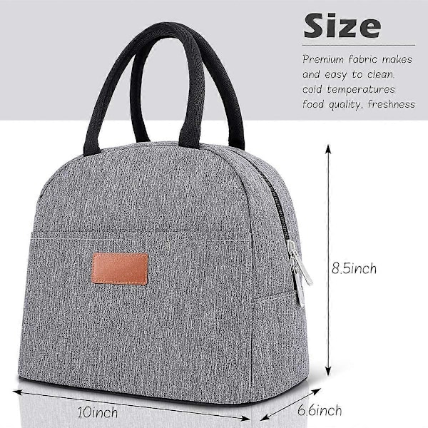 Frokosttaske Tote Taske Frokosttaske til Kvinder Madkasse Isoleret Frokostbeholder style1018