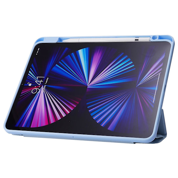 iPad Pro 13 (2024) -kotelo Origami-telineellä, Nahkainen Tablet-kansi Automaattisella Herätystoiminnolla / Lepotilalla - Violetti Multicolor Purple