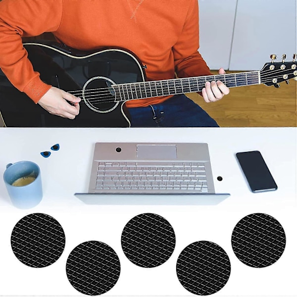 30-pack Gitarrplock Grepp, Halksäkra, Självhäftande, För Gitarr, Bas, Ukulele, Mandolin (förhindrar trassel)