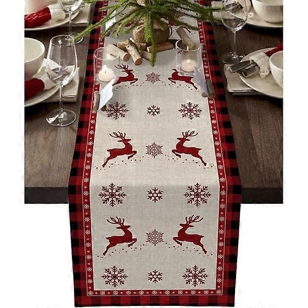 Juledug, julesnefnug Elg Rustik bord