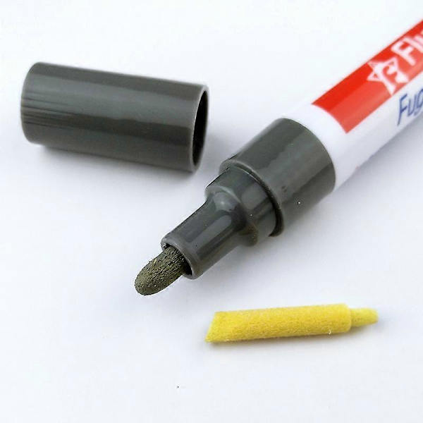 Flise reparationspen, vægreparationspen, flise skjønnhetspen, toiletgulv fliseafstandsrensningspen light grey x1