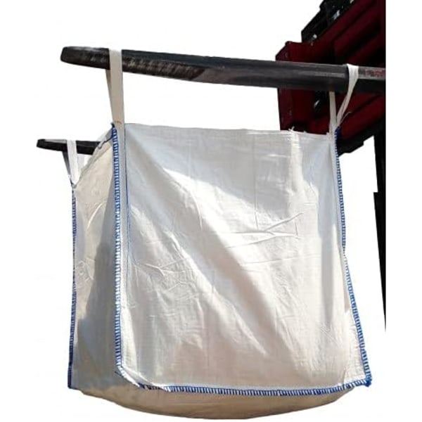 2 x Nya 1 ton FIBC-väskor Trädgårdsavfall Tunga 85 x 85 x 80 cm