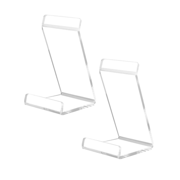Akryl Vinylpladeholder Klar Display Rack til Dokumenter Magasiner Bøger 1 stk 2pcs 10cmx6.8cmx14.7cm