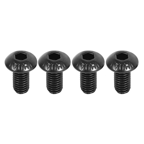 Knap M5 X 10mm Hex Hovedskrue Sort 50