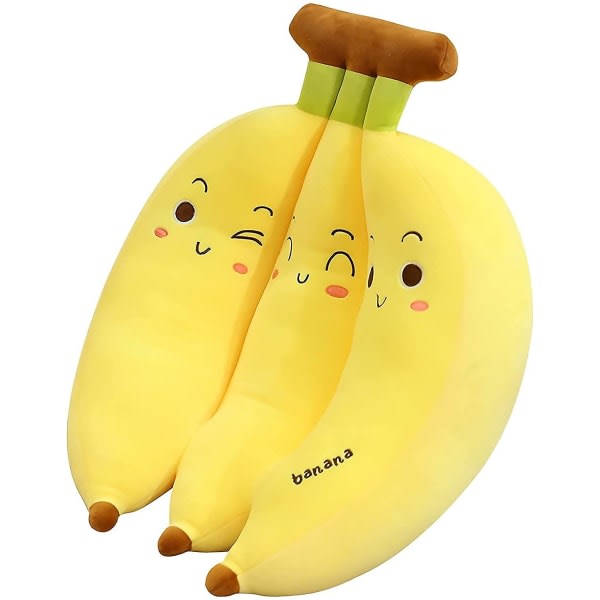 Banan plys legetøj sød tegneserie fyldt frugt pude 45cm