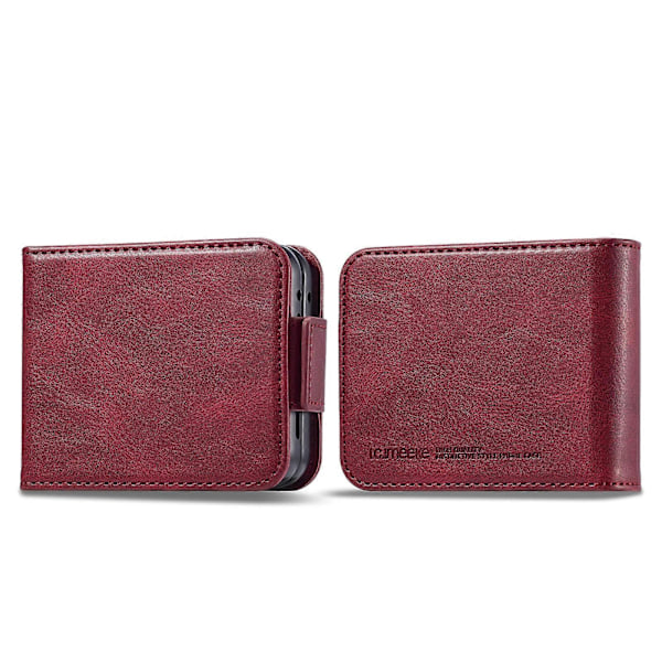RFID Läderfodral för Samsung Galaxy Z Flip5 Red