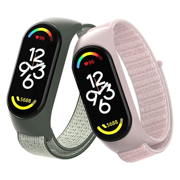 Urrem til Ur Vandtæt Justerbar Integreret Blød TPU Enkeltdel Urrem til Xiaomi Mi Band 5 6 7 Cool Black