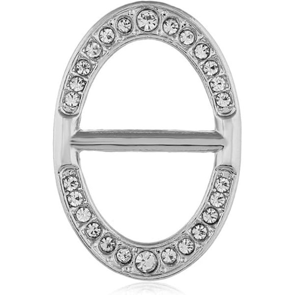 Sjalspänne Inlagd Rhinestone Spänne Halsduksspänne Sjalspänne Klämma Sjal Dekorationsspänne för Din Familj Vänner Älskare