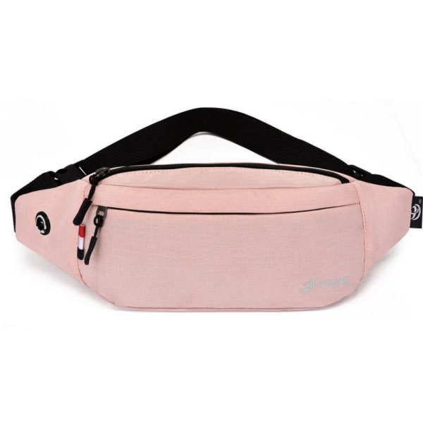 Midjeväska för män Bältesväska pink light