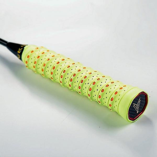 10 st Anti-halk Svettbands Tennisracket Grepptejp Badminton Grepp Padel Övergrepp Sporttejp Övergrepp för Racket Strandtennis bright green