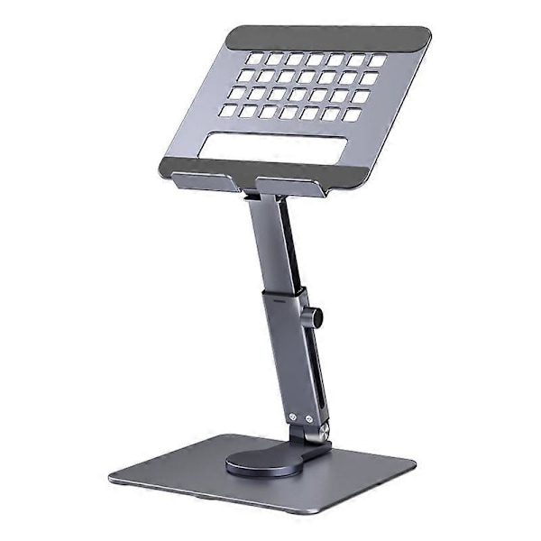 Tablettstativ Stativ 360 Rotasjon Multi-Vinkel Høydejusterbar Foldbar Holder Dock For Xiaomi iPad Tablett Bærbar PC gray