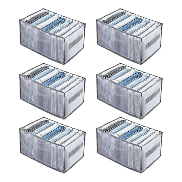 Garderobe Organiser System til Jeans, Bukser, Skjorter, Opbevaringskasser, Skuffeboks i Garderobe, Skuffe