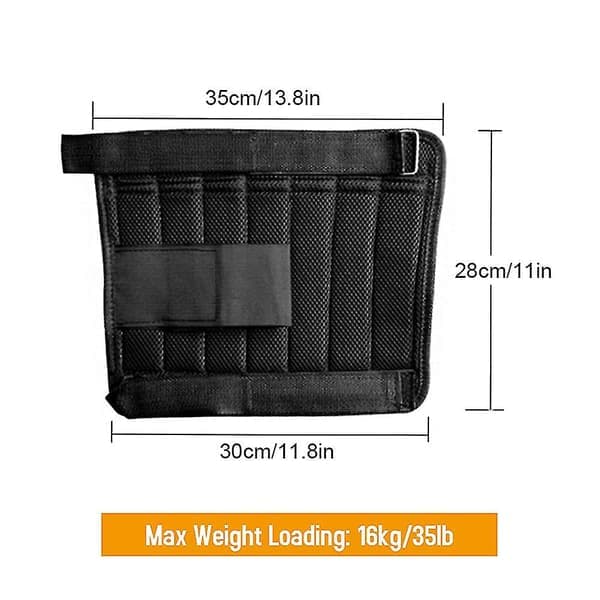 2-pack 16 kg justerbara viktade ankelvikter för träning - XF13 -