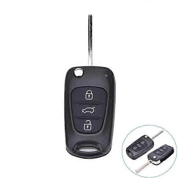 Nøglehus skal 3 knapper Fob til Hyundai I20 I30