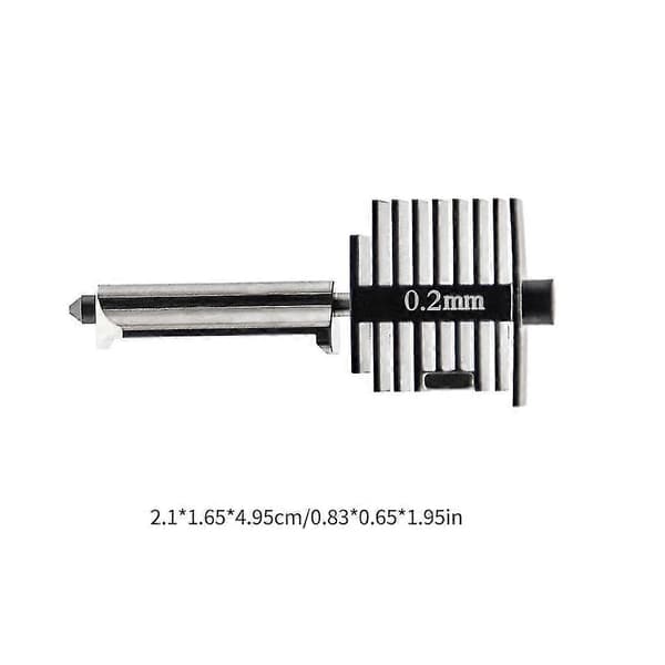 for Bambu Lab A1 Mini 0.4mm Dyse Hotend Kit Herdet Stål 3D-skriverdel 0.6mm
