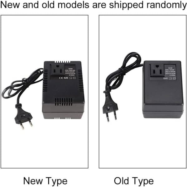 220V til 110V spenningsomformer transformator 300W EU-pluggadapter