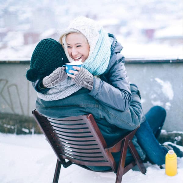 Dam Vinter Halvhandskar, 2 Par Varma Stickade Fingerlösa Vantar
