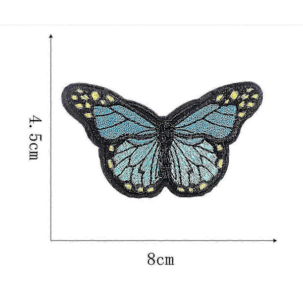 36 stk. Blomst Applikationer Patches Strygning Broderet Patches Blandet Farve Høj Kvalitet Cy 16 pieces