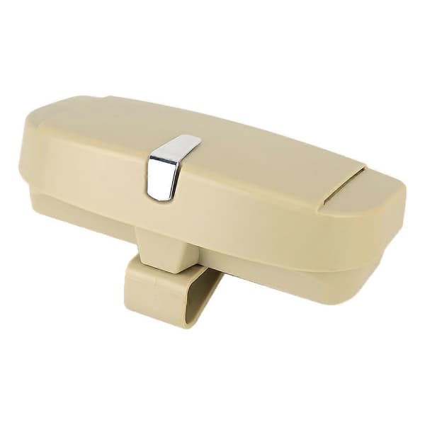 Auton monitoiminen aurinkolasikotelo korttipaikalla, litteä malli Beige