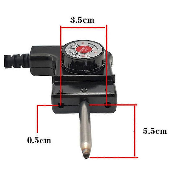 Elektrisk Komfyr Strømkabel Temperaturkontroll Plugg For Elektrisk Gryte Elektrisk Stekepanne Oppvarmingstemperatur Regulerende Plugg