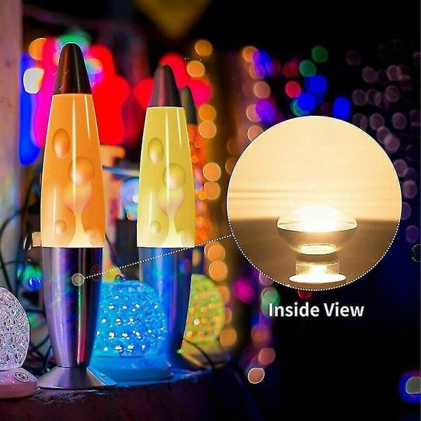 R39 E14 40W Lava Lamps, Edison Skruv Ses Reflector Små Lava Lamp Glödlampor, Varmvit 2800K R39 Dimbar (2-pack) Zhuoxuan [DB]