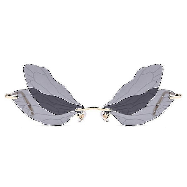 Perhosaurinkolasit Naiset | Kehyksettömät perhosaurinkolasit | Perhosaurinkolasit Miehet - Pyöräilyaurinkolasit 01 sunglasses