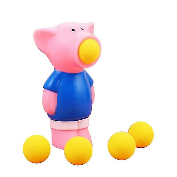 Anti Stress Sød Squishy Legetøj Skydespil Legetøj Med Skumbolde Popper Legetøj Pig