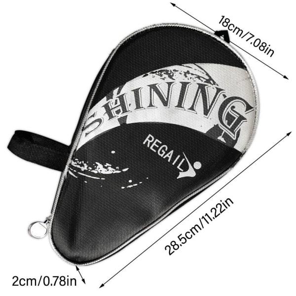 Bordtennis Racket Bag Ping Pong Padleveske Med Belte