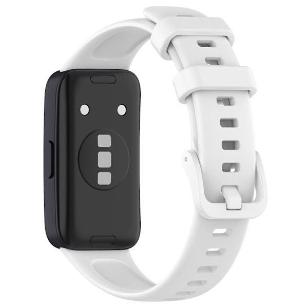 Silicone Urrem til Huawei Band 8 - Vandafvisende Sport Urrem White, White Huawei Band 8