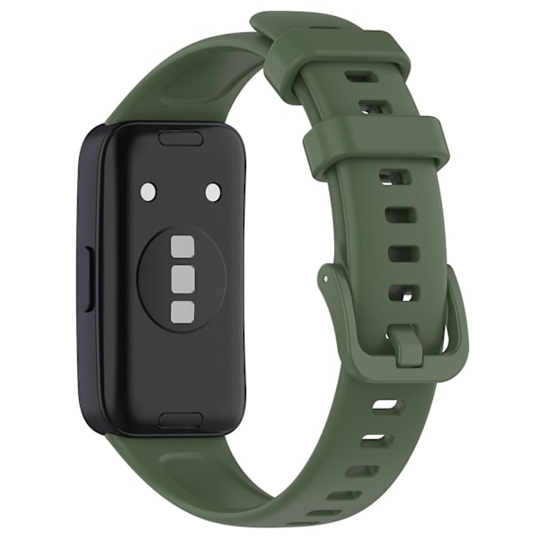 Silicone Urrem til Huawei Band 8 - Vandafvisende Sport Urrem Dark green, Dark Green Huawei Band 8