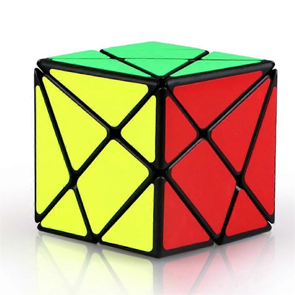 Qiyi Axis Cube Magic Speed Cube Stickerless Professionella Fidget Leksaker QIYI Axis 3x3 Cubo Magico Pussel Black