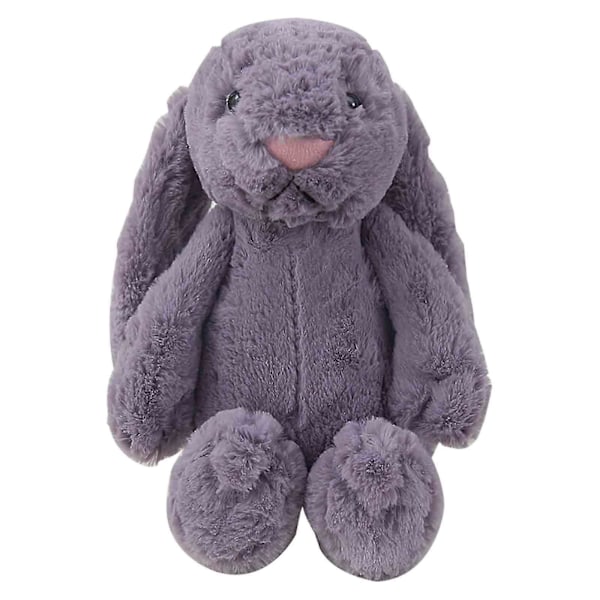 Myk Bamse Kanin med Myke Ører - Kosebamse for Jenter og Gutter Purple 50CM