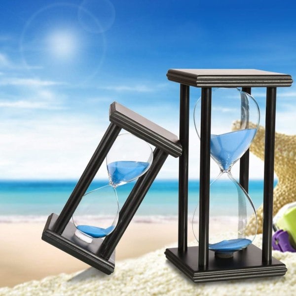 Sandtimer 30 minuter Timglas för dekoration Sandglas Timer Dekoration Jul Nyår Födelsedag Te C